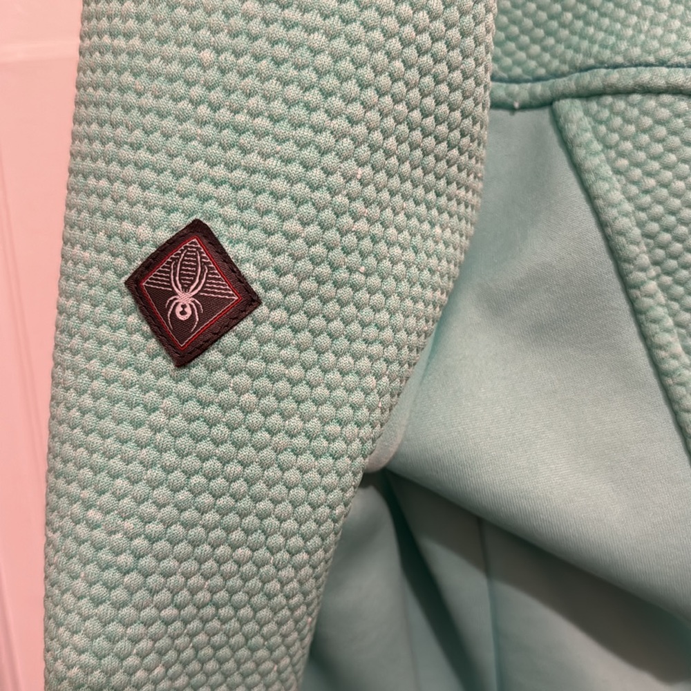 EUC Mint Green Spyder Ski Snowboard Zip-up Size S - Picture 4 of 4